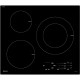 Table de cuisson induction SAUTER - 3 zones - 7200W - L60 x P52 cm - SPI5361B - Revetement verre - Noir