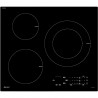 Table de cuisson induction SAUTER - 3 zones - 7200W - L60 x P52 cm - SPI5361B - Revetement verre - Noir