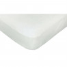 DOUX NID Protege-matelas en bambou - Blanc - 60x120 cm