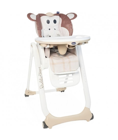 CHICCO - Chaise Haute Polly 2 Start Monkey