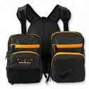 SAKURA Sac de peche Chest Packer - Orange et noir