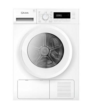 Seche-linge pompe a chaleur VEDETTE VSF218HW - 8 kg - L60cm - Classe A++ - Blanc