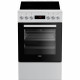 Cuisiniere vitrocéramique - BEKO - FSE57302GWC - 4 feux - 50cm