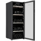 CAVE A VIN BRANDT BFW105GB - 105 BOUTEILLES - POSE LIBRE - 201 LITRES - H128.5 x l48 x P57.5 - NOIR