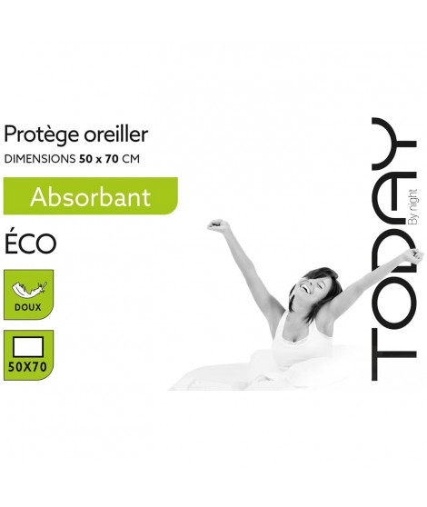 Protege oreiller absorbant TODAY - 50x70 cm - Eco