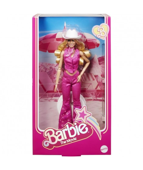 BARBIE THE MOVIE - Poupée Tenue Western Rose - Rose - poupée de collection - 6 ans et +