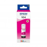 EPSON Kit de Remplissage d'Encre Epson EcoTank 104 - Magenta - Jet d'encre - 7500 Pages - 1 Unit(s) (C13T00P340)