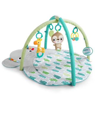 BRIGHT STARTS Tapis d'éveil Hug n Cuddle, éléphant