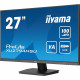 Ecran PC - IIYAMA - XU2794HSU-B6 - 27 VA FHD 1920 x 1080 - 1ms - 100Hz - HDMI DP - Pied réglable en hauteur
