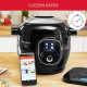 MOULINEX Cookeo+ Connect Multicuiseur, 6 L, Cuisson pression, Menus nteractifs, Recettes préprogrammées, Application dédiée C…