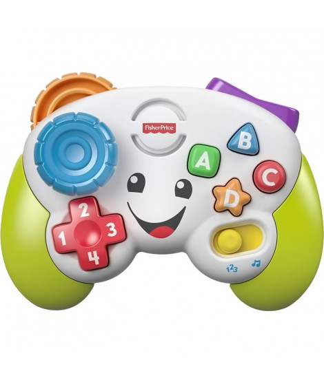 Fisher-Price - La manette de jeux et d'apprentissages - Jouet d'éveil  - 6 mois et +