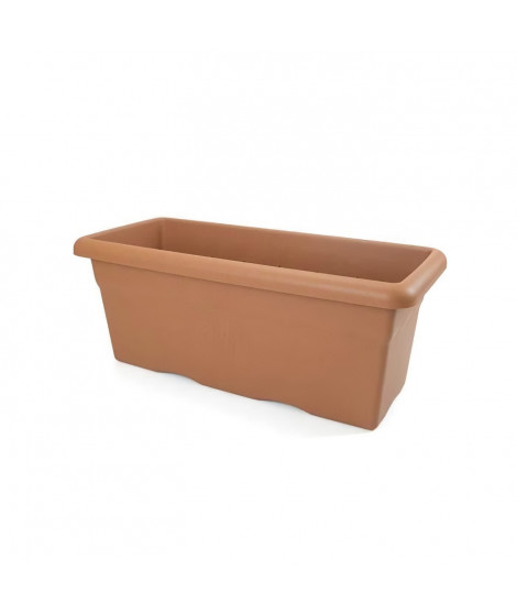 PLASTIKEN Jardiniere rectangulaire Ø 100 X 44 cm - Terracotta