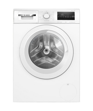 Lave-linge hublot BOSCH WAN28258FR SER4 - 8 kg - Induction - Fonction Vapeur - L60cm - 1400 trs/min - Blanc