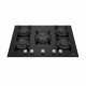 Table 5 foyers CONTINENTAL EDISON - Gaz verre noir