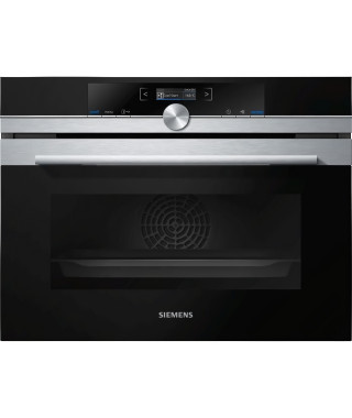 SIEMENS CB675GBS3 FOUR COMPACT - PYROLYSE - 47L - A+ - INOX