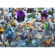 Puzzle 1000 pieces Minecraft - Ravensburger - 17188 - Dessins animés et BD - Gris