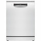 Lave-vaisselle pose libre BOSCH SMS4ETW00E SER4 - 13 couverts - Induction - L60cm - 44 dB - Blanc