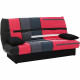 Clic clac 3 places DREAM - Tissu 100% Coton imprimé Piste Rouge - Couchage 125x190 cm - L190 x P92 x H96 cm