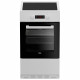 Cuisiniere induction - BEKO - FSM58301WC - 3 feux - 0,92 kwh/cycle - 50cm