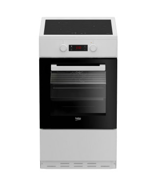 Cuisiniere induction - BEKO - FSM58301WC - 3 feux - 0,92 kwh/cycle - 50cm