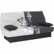 Clic clac 3 places DREAM - Tissu 100% Coton imprimé Ramage - Couchage 125x190 cm - L190 x P92 x H96 cm