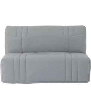 Banquette BZ DREAM - Tissu 100% Coton gris clair - Couchage 140x190 cm