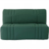 Banquette 2 places BZ DREAM - Tissu 100% Coton vert foret - Couchage 140x190 cm - L145 x P100 x H90 cm