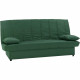 Banquette clic clac 3 places - Tissu 100% coton Vert - Style Contemporain - L 190 x P92 cm - MILA