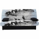 Clic clac 3 places DREAM - Tissu 100% Coton imprimé Parkour gris - Couchage 125x190 cm - L190 x P92 x H96 cm