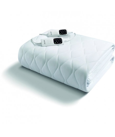 Surmatelas Chauffant - Imetec - 2 Places Adapto Maxi, 195x165 cm - 6 Températures - Tissu Hypoallergénique - Température Cons…