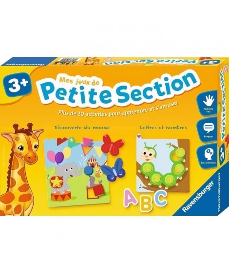 Mes jeux de petite section - Coffret complet éducatif - 20 activités programme 1e année maternelle - Ravensburger - Des 3 ans