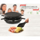 TEFAL RE12A810 Neo Deco Raclette 2en1, Appareil a raclette + grill 6 personnes, Revetement antiadhésif, Sans PBA, Fabriqué en…