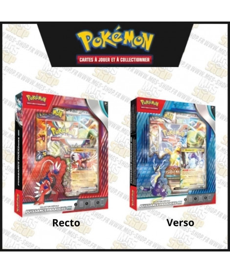 Coffret Double EX Pokémon - Exclusivité 2023 - EV03 - 5 Boosters et cartes promo