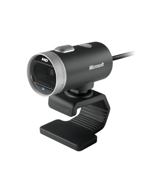 MICROSOFT Webcam LifeCam Cinema - Filaire USB 2.0 - Caméra couleur - 1280x720 - Microphone intégré - Noir