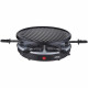 WEASY LUGA60  - Appareil a raclette et grill 4 personnes - 900W - Revetement anti-adhésif - 30x30cm - Plaque amovible