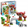 LEGO 10974 DUPLO Animaux Sauvages d'Asie, Jouet Tapis de Jeu, avec Figurines Éléphants et Tigres, pour Enfants de 2 a 5 Ans