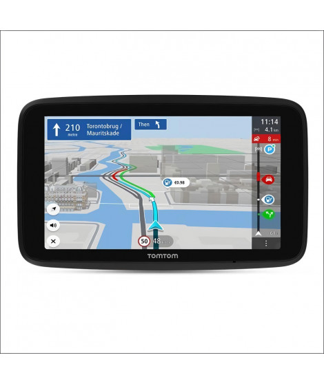 Navigateur GPS TomTom GO Discover Monde 7'' - Cartographie monde 183 pays, TomTom Traffic, services premium live