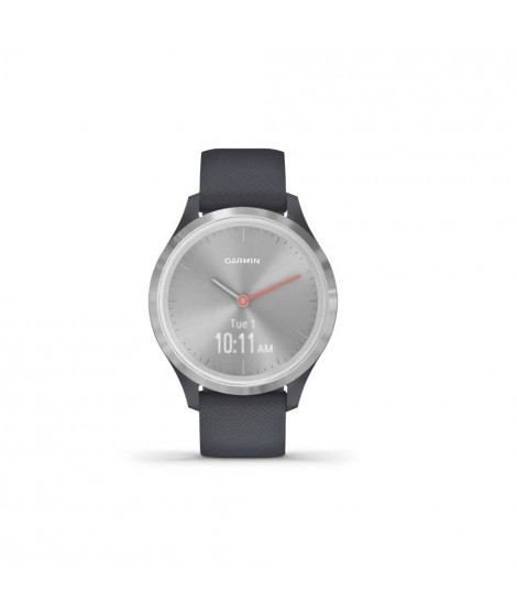 Garmin vivomove 3S - Montre connectée avec aiguilles mécaniques et écran tactile - Silver grey