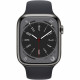 Apple Watch Series 8 GPS + Cellular - 45mm - Boîtier Graphite Stainless Steel - Bracelet Midnight Sport Band - Regular