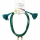 Bandouliere verte avec pompons - BBC - Coque bandouliere verte avec pompons - Polyester - iOS