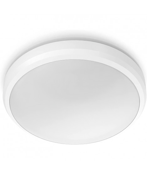 Plafonnier LED PHILIPS Doris - Blanc IP54 - 6W - 640 Lm - Intérieur/Extérieur