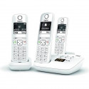 Téléphone Fixe AS690 A Trio Blanc - GIGASET - Monochrome - 20 tonalités de sonnerie - Mains libres