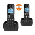 Téléphone fixe sans fil - ALCATEL - F860 duo noir - Blocage d'appels indésirables