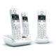 Téléphone Fixe AS690 A Trio Blanc - GIGASET - Monochrome - 20 tonalités de sonnerie - Mains libres