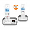 Téléphone fixe sans fil - ALCATEL - F860 voice duo grey - Blocage d'appels indésirables