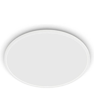 Plafonnier LED PHILIPS SuperSlim - 15W - 4000K - IP54 - Blanc