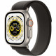 Apple Watch Ultra GPS + Cellular - 49mm - Titanium - Bracelet Black/Gray Trail Loop - S/M