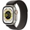 Apple Watch Ultra GPS + Cellular - 49mm - Titanium - Bracelet Black/Gray Trail Loop - S/M