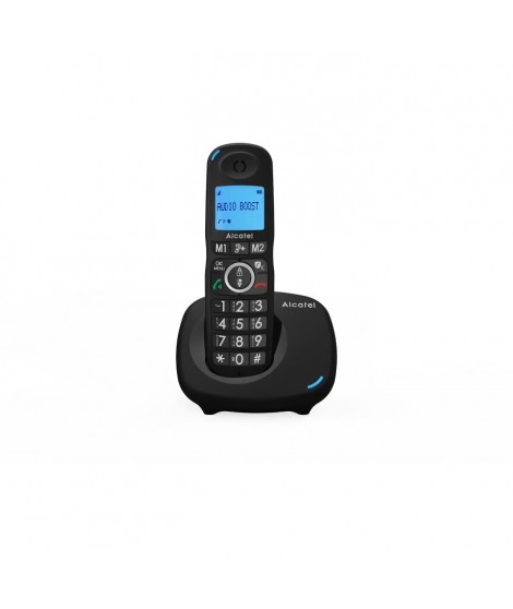 Téléphone sans fil ALCATEL XL595 B - Mains libres, Audio Boost, Noir