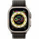 Apple Watch Ultra GPS + Cellular - 49mm - Titanium - Bracelet Black/Gray Trail Loop - S/M